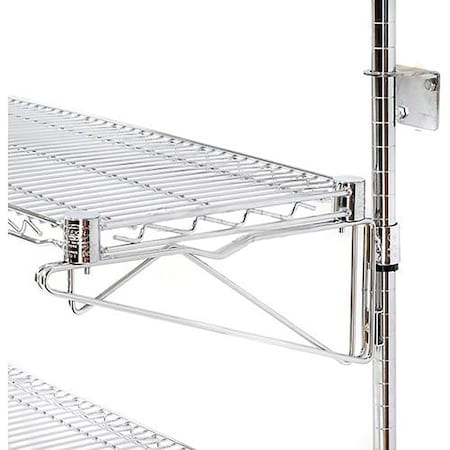 Poly-Green Wall Mount Wire Shelf, Additional Level 30W X 18D